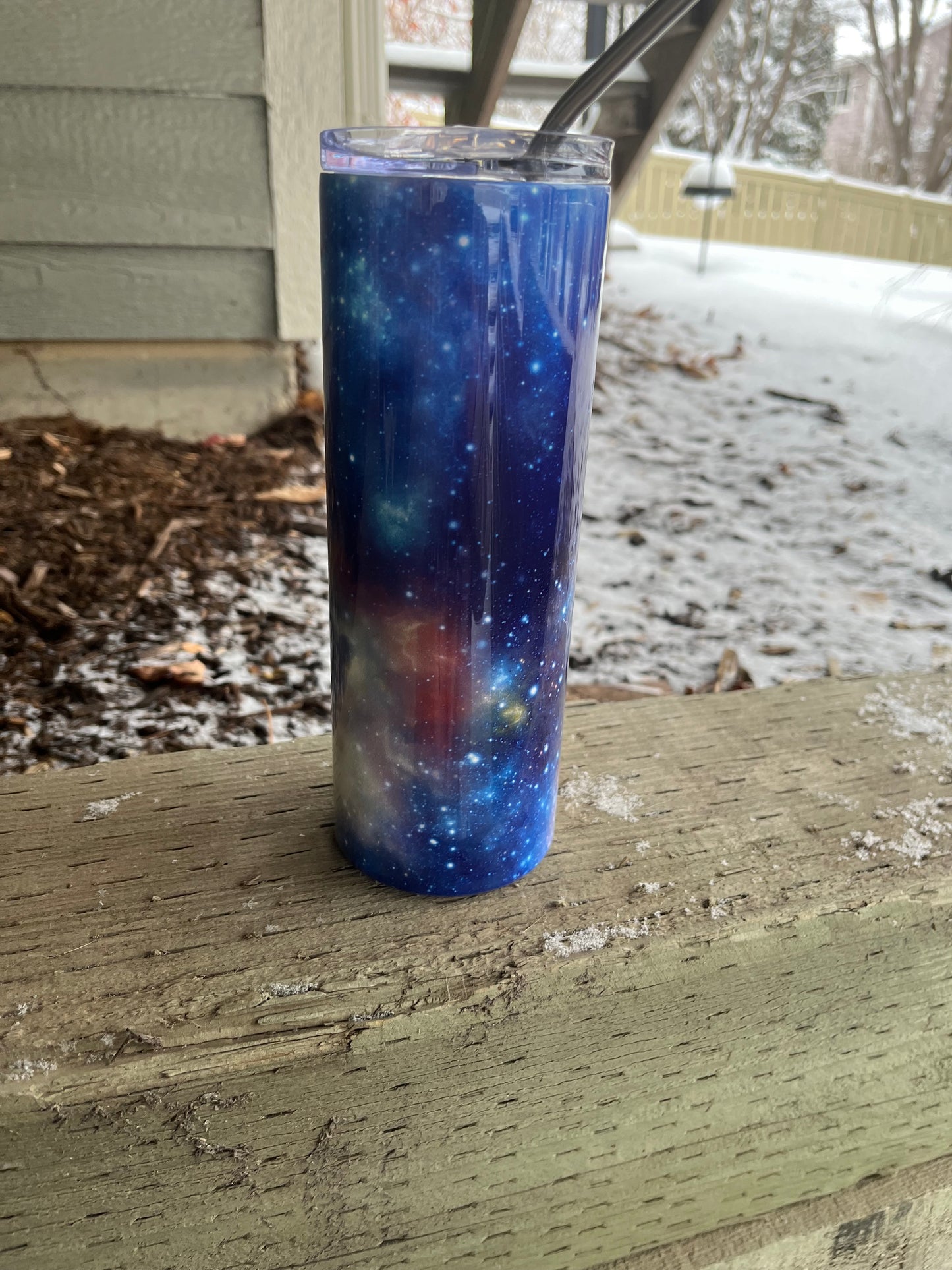 Blue galaxy cup