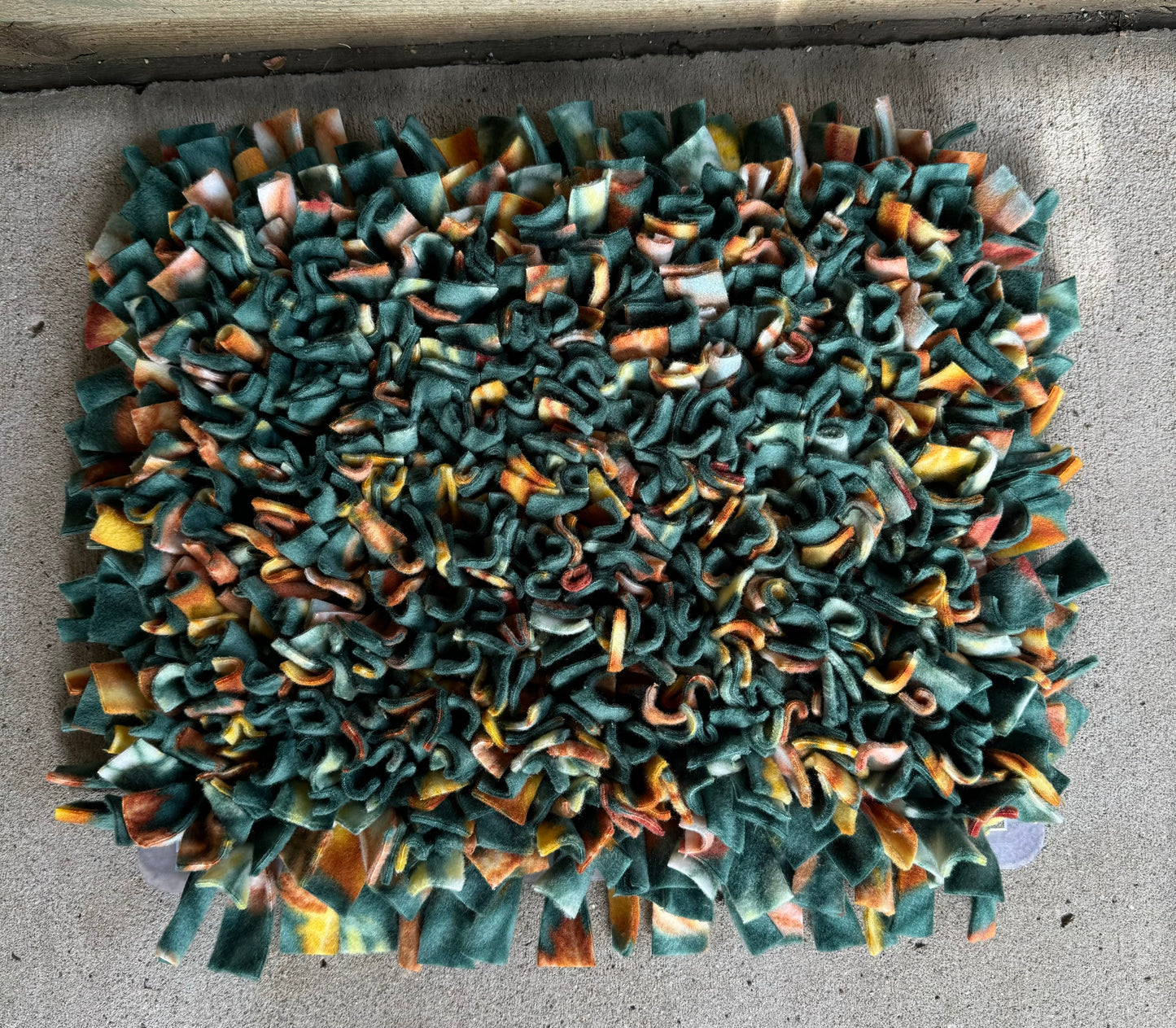 Pumpkin snuffle mat