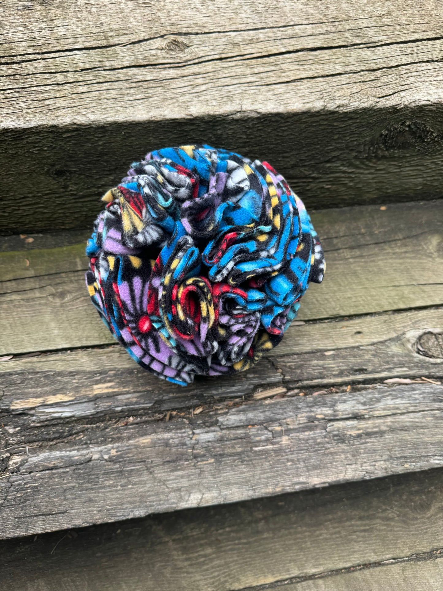 Rainbow snuffle ball