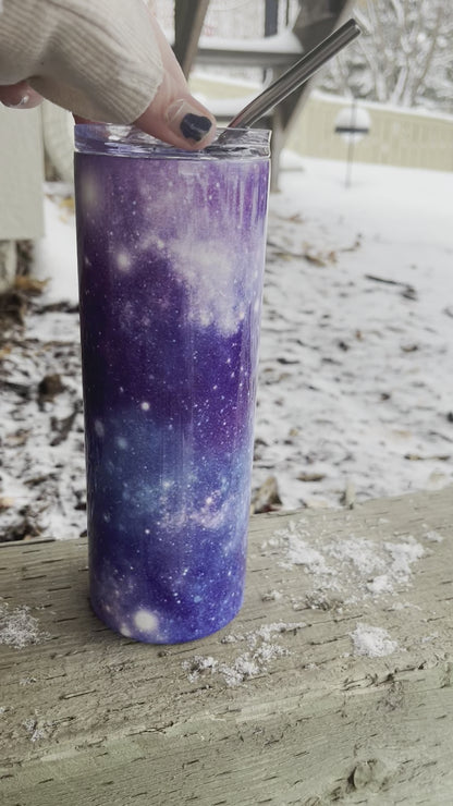 Purple galaxy cup